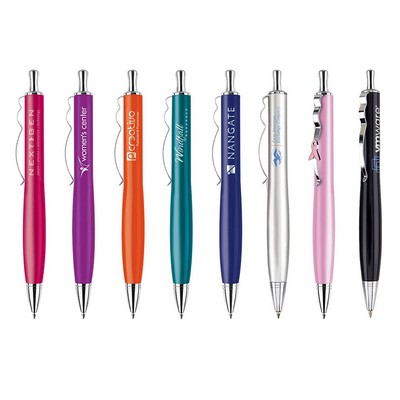 Lacquer Coated Brass Click Metal Pen