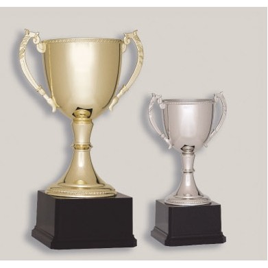 11" Die Cast Zinc Cup w/Plastic Weighted Base