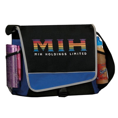 Sport Color Block Messenger Bag