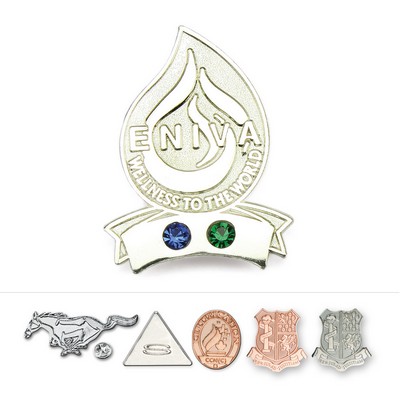 Die Struck Lapel Pin (0.75")