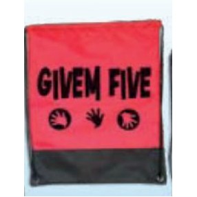 Half Polyester Half Mesh Backpack (13"x16")