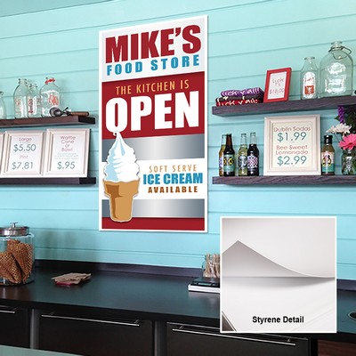 .060" Styrene Sign - 36"x48"