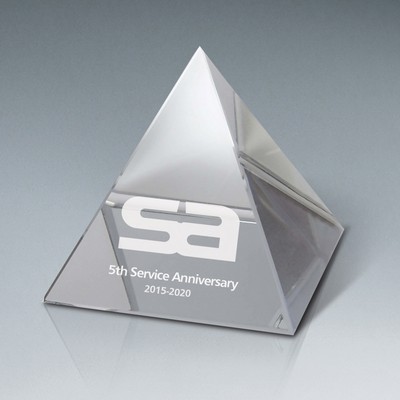 Large Optic Crystal Pyramid