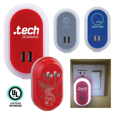 LED Night Light & USB Charger