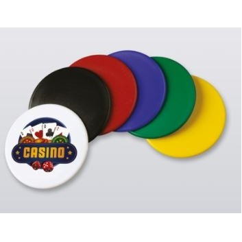 1 5/8" Plastic Tokens (Screen/Pad Print)
