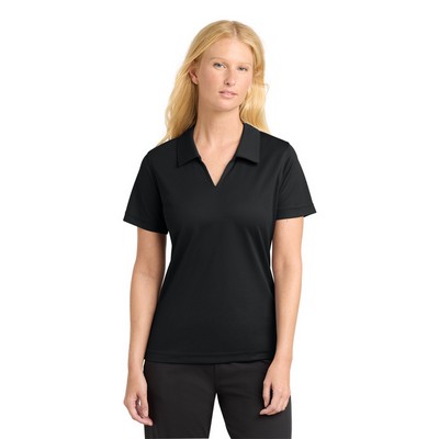 Sport-Tek® Ladies' Dri Mesh® V-Neck Polo Shirt