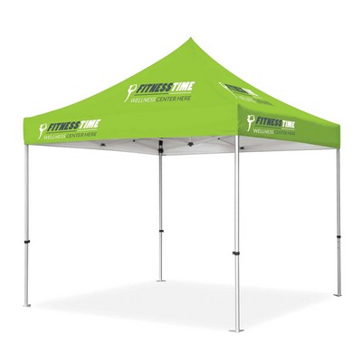 10x10' Deluxe White Steel Frame Tent Kit