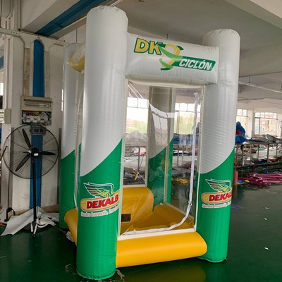 Inflatable House With Clear PVC Wall Blowing Afloat Lottery or Tickets