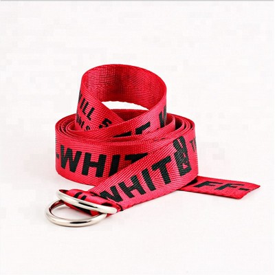 Web Belt with Double D Rings