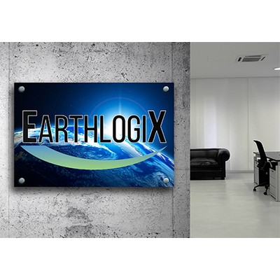 1/4" Full Color Acrylic Print Lobby Sign- 20" x 30"