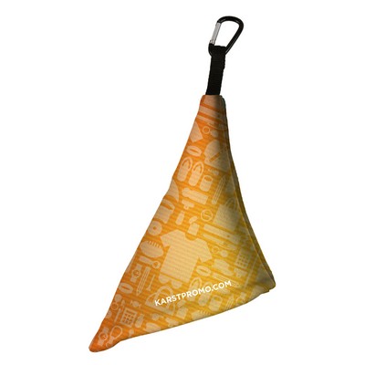 Custom Large Microfiber Golf Towel with Clip for Balls & Clubs (Vortex Golf Towel)