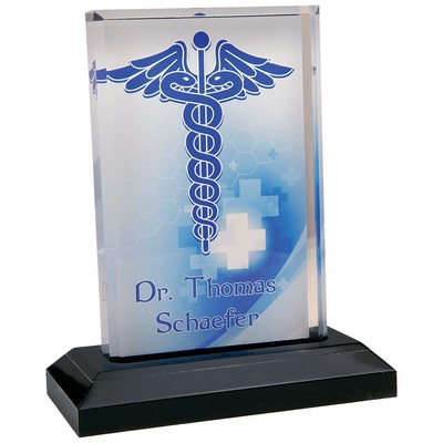 Rectangle Beveled Impress Acrylic