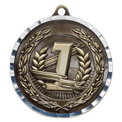 1st Gold Diamond Cut Medal