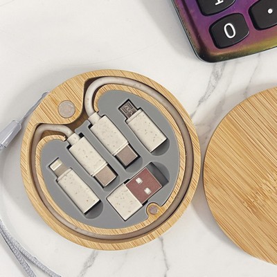 Bamboo Charging Cable / Accessory Kit