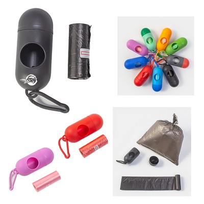 Pet Waste Bag Dispenser w/Carabiner
