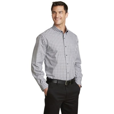 Port Authority Long Sleeve Gingham Easy Care Shirt