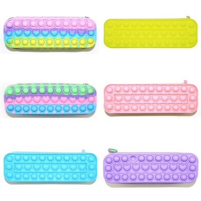 Push Pop Pencil Case With Bubble Fidget Feature