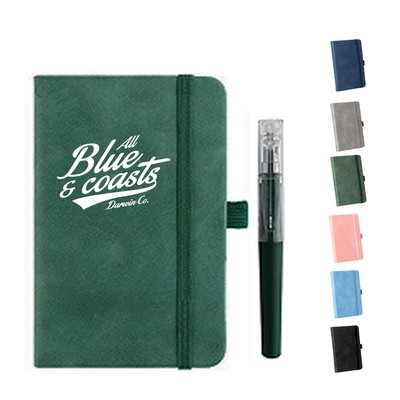 Leather Notebook with Pen