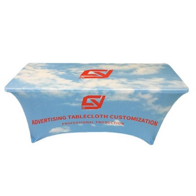 Custom Tablecloth 6' Stretch Cloth Fitted Table Covers