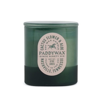 Vista 12 Oz Cactus Green Glass - Cactus Flower & Aloe