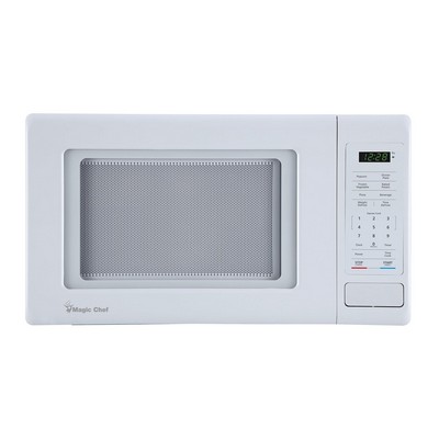 Magic Chef 0.9 Cu. Ft. 900 Watt Microwave Digital Touch - White
