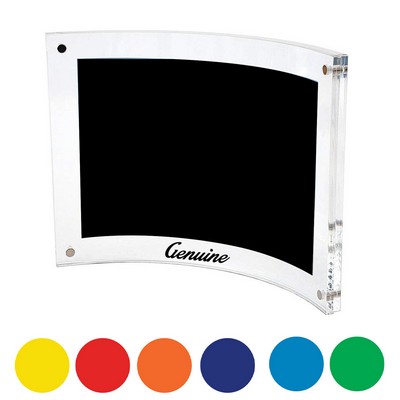 Magnetic Bolted Curved Acrylic Photo Frame