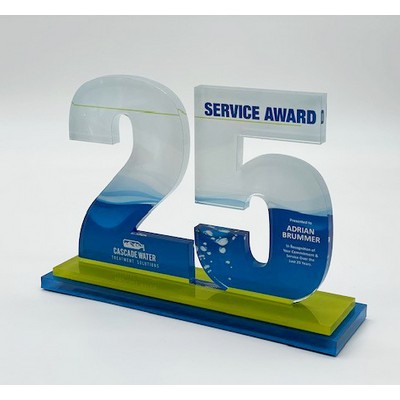 Acrylic Anniversary Numbers