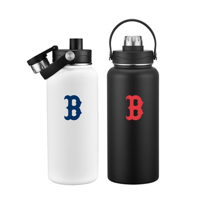 Union Printed - 34oz Vacuum Water Bottle w/ Screw-on lid & Handle