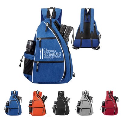 Polyester Tennis Racket Storage Backpack