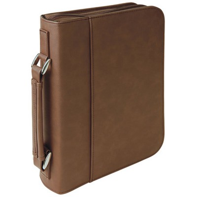 Leatherette Book/Bible Cover w/ Handle & Zipper