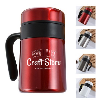 14.2 Oz Stainless Steel Office Mug