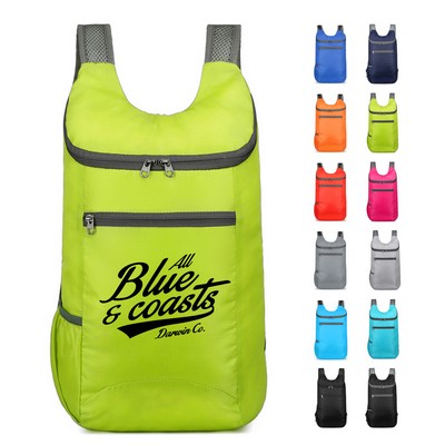 Foldable Zipped Backpack