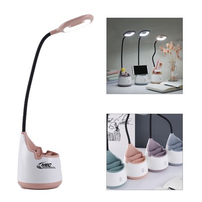 Rechargeable Table Lamp with Pen Holder