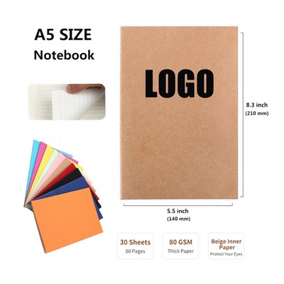 A5 Kraft Paper Notebook