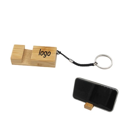 Bamboo Mobile Phone Holder