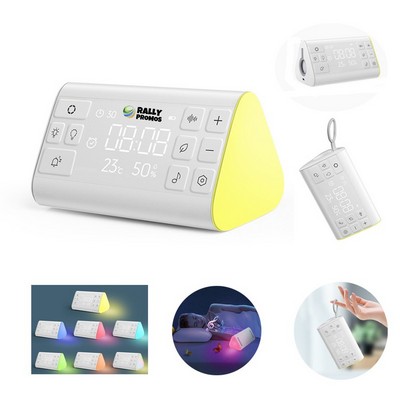 5" 1 Portable White Noise Speakers Clock
