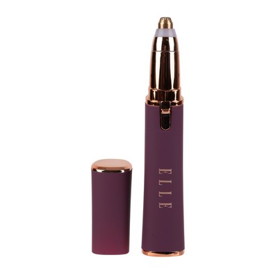 Health, Beauty & Fitness Elle Facial Eyebrow Hair Remover w/Cover - Raspberry Purple