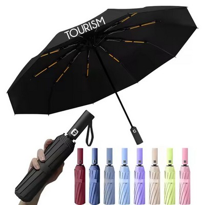 Black vinyl umbrella