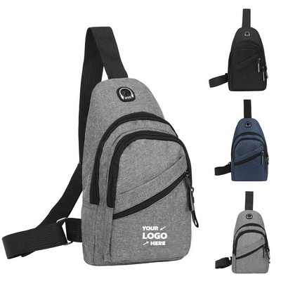 Oxford Crossbody Sling Backpack