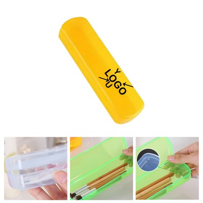 Compact Clear School Pencil Pouch