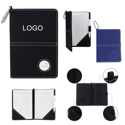 PU Leather Golf Scorebook
