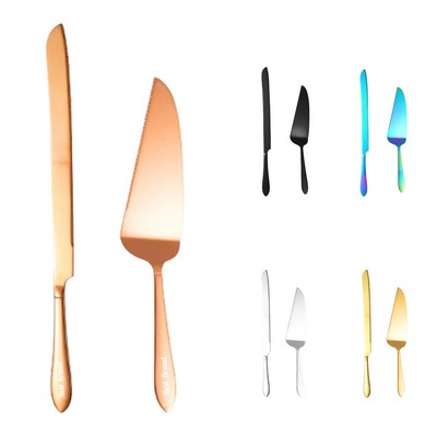 Stainless Steel Bread Knife & Cake Server Set