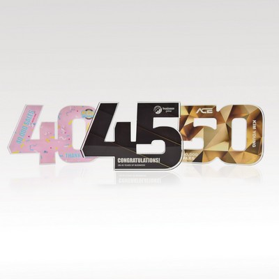 3/4" Acrylic Numerals Style 45 – Traditional Series