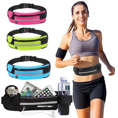 Water-Resistant Running Belt with Headphone Port