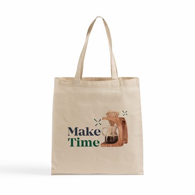 Flat Lite Cotton Canvas Tote (Natural)