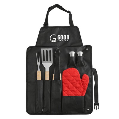 Barbecue Tool Set w/ Apron
