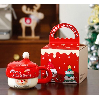 Creative Santa Claus Cartoon Ceramic Mug 430ml