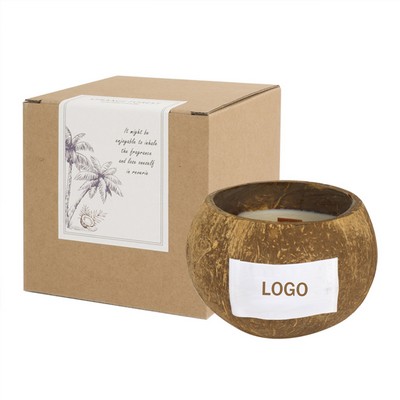 Candles Made with Real Coconut Shells