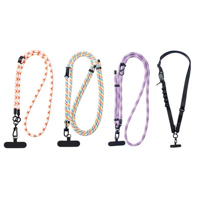 Polyester Phone Lanyard with Zinc Alloy Fittings