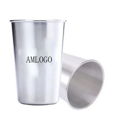 16 Oz Stainless Steel Unbreakable Pint Mug